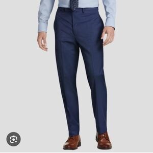 Michael Strahan Collection Tech Wool Navy Dress Pants 32 X 30